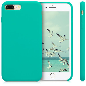 Husa pentru Apple iPhone 8 Plus / iPhone 7 Plus, Silicon, Verde, 40842.37 - Img 2