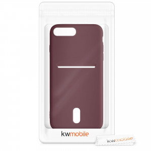 Husa pentru Apple iPhone 8 Plus / iPhone 7 Plus, Silicon, Violet, 49102.190, kwmobile - Img 7