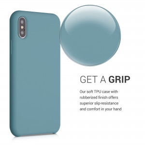 Husa pentru Apple iPhone X / iPhone XS, Silicon, Albastru, 42495.207 - Img 4