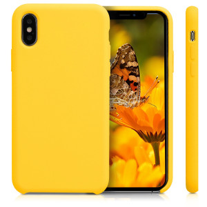 Husa pentru Apple iPhone X / iPhone XS, Silicon, Galben, 42495.165 - Img 2