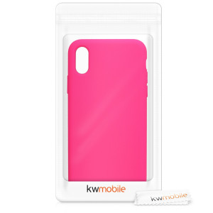 Husa pentru Apple iPhone X / iPhone XS, Silicon, Roz, 46313.08 - Img 7