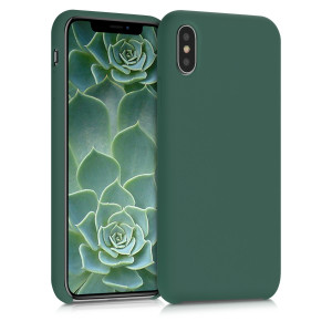 Husa pentru Apple iPhone X / iPhone XS, Silicon, Verde, 42495.166 - Img 1