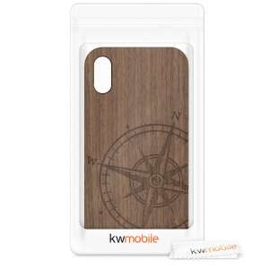 Husa pentru Apple iPhone XR, Lemn, Maro, 46748.01 - Img 7