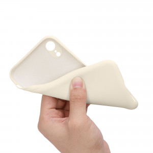 Husa pentru Apple iPhone XR, Silicon, Crem, 49983.204, kwmobile - Img 8