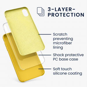 Husa pentru Apple iPhone XR, Silicon, Galben, 45910.143 - Img 3