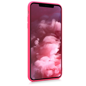 Husa pentru Apple iPhone XS Max, Silicon, Roz, 45917.77 - Img 3