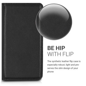 Husa pentru Blackview A7 Pro, Piele ecologica, Negru, 43717.01 - Img 3