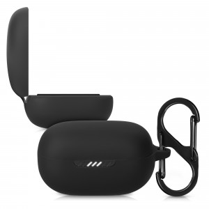 Husa pentru casti JBL Live Pro Plus, Kwmobile, Negru, Silicon, 54206.01 - Img 2