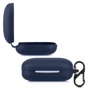 Husa pentru casti OnePlus Buds Pro, Kwmobile, Albastru, Silicon, 56099.04 - Img 2