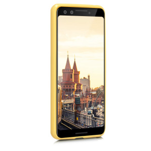 Husa pentru Google Pixel 3, Silicon, Galben, 45967.49 - Img 3