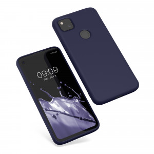 Husa pentru Google Pixel 4a, Silicon, Albastru, 52622.186, kwmobile - Img 2