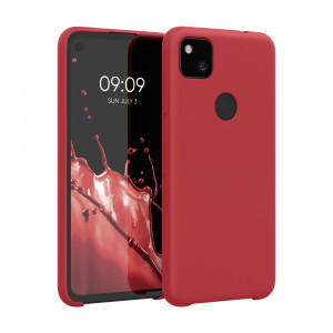 Husa pentru Google Pixel 4a, Silicon, Rosu, 52549.208 - Img 1