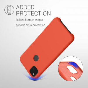 Husa pentru Google Pixel 4a, Silicon, Rosu, 52549.218 - Img 6