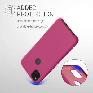 Husa pentru Google Pixel 4a, Silicon, Roz, 52549.213 - Img 6