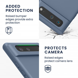 Husa pentru Google Pixel 6, Silicon, Albastru, 55865.12, kwmobile - Img 4