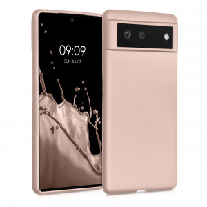 Husa pentru Google Pixel 6, Silicon, Crem, 55783.31, kwmobile - Img 1