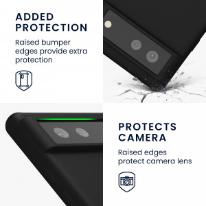 Husa pentru Google Pixel 6, Silicon, Negru, 55480.01, kwmobile - Img 4