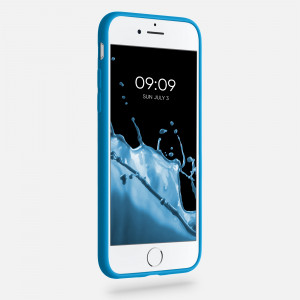 Husa pentru iPhone 8 / iPhone 7 / iPhone SE 2, Silicon, Albastru, 39458.224 - Img 3