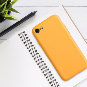 Husa pentru iPhone 8 / iPhone 7 / iPhone SE 2, Silicon, Galben, 49979.217 - Img 3
