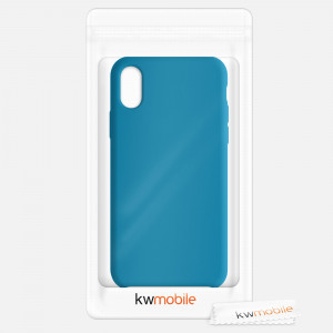 Husa pentru iPhone X / iPhone XS, Silicon, Albastru, 42495.224 - Img 7