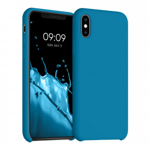 Husa pentru iPhone X / iPhone XS, Silicon, Albastru, 46313.224 - Img 1