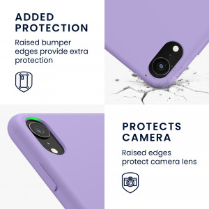 Husa pentru iPhone XR, Silicon, Mov, 45910.222 - Img 4