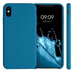 Husa pentru iPhone XS Max, Silicon, Albastru, 45909.224 - Img 2