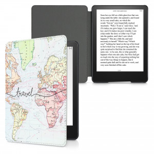 Husa pentru Kindle Paperwhite 11, Piele ecologica, Multicolor, kwmobile, 56256.04 - Img 2