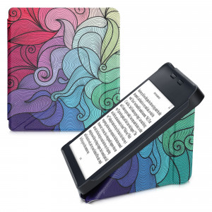 Husa pentru Kobo Libra 2, Piele ecologica, Multicolor, kwmobile, 56577.10 - Img 1