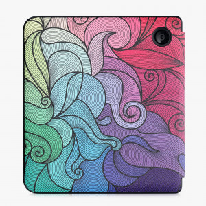 Husa pentru Kobo Libra 2, Piele ecologica, Multicolor, kwmobile, 56577.10 - Img 4