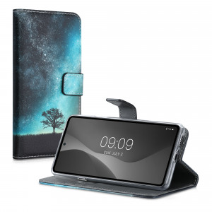 Husa pentru Motorola Edge X30 / Edge 30 Pro, Piele ecologica, Multicolor, 57062.01, kwmobile - Img 2
