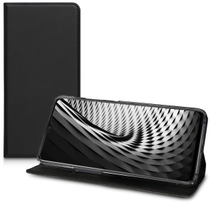 Husa pentru OnePlus 6T, Piele ecologica, Negru, 46320.01 - Img 2