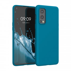 Husa pentru OnePlus Nord 2 5G, Silicon, Albastru, 56036.224, kwmobile - Img 1