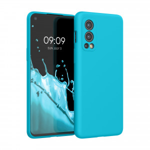 Husa pentru OnePlus Nord 2 5G, Silicon, Albastru, 56070.205, kwmobile - Img 1