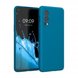 Husa pentru OnePlus Nord 2 5G, Silicon, Albastru, 56070.224, kwmobile - Img 1