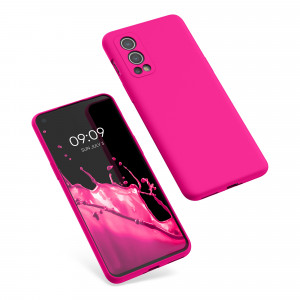 Husa pentru OnePlus Nord 2 5G, Silicon, Roz, 56070.77, kwmobile - Img 2