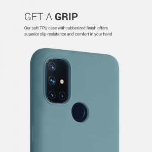 Husa pentru OnePlus Nord N10 5G, Silicon, Verde, 53890.207 - Img 4