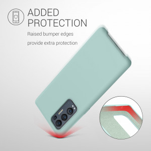 Husa pentru OPPO Find X3 Neo, Silicon, Verde, 55200.71, kwmobile - Img 6
