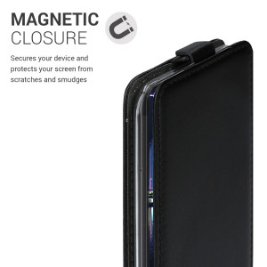 Husa pentru Samsung Galaxy A10, Piele ecologica, Negru, 49823.01 - Img 4