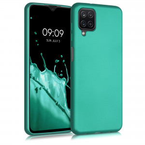 Husa pentru Samsung Galaxy A12, Silicon, Verde, 54052.128 - Img 1