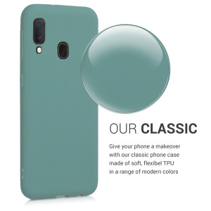 Husa pentru Samsung Galaxy A20e, Silicon, Verde, 48738.171 - Img 4
