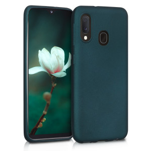 Husa pentru Samsung Galaxy A20e, Silicon, Verde, 48739.14 - Img 1