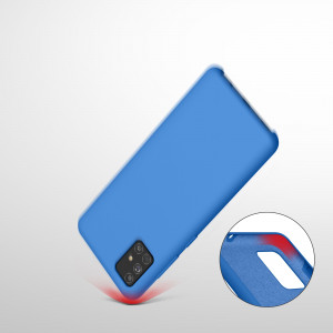 Husa pentru Samsung Galaxy A51, Silicon, Albastru, 51197.189 - Img 8