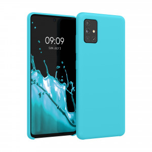 Husa pentru Samsung Galaxy A51, Silicon, Albastru, 51197.205 - Img 1
