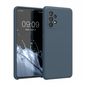 Husa pentru Samsung Galaxy A52 / Galaxy A52 5G / Galaxy A52s 5G, Silicon, Albastru, 54347.202, kwmobile - Img 1