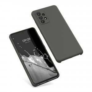 Husa pentru Samsung Galaxy A52 / Galaxy A52 5G / Galaxy A52s 5G, Silicon, Gri, 54347.47, kwmobile - Img 2