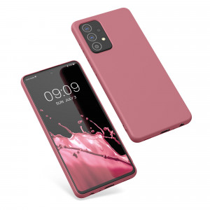 Husa pentru Samsung Galaxy A52 / Galaxy A52 5G / Galaxy A52s 5G, Silicon, Roz, 56680.167, kwmobile - Img 2