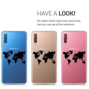 Husa pentru Samsung Galaxy A7 (2018), Silicon, Negru, 46430.02 - Img 5