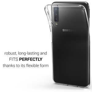 Husa pentru Samsung Galaxy A7 (2018), Silicon, Transparent, 46419.03 - Img 3