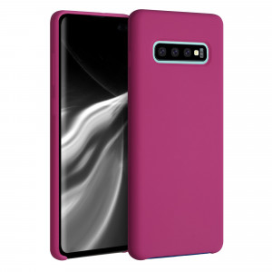 Husa pentru Samsung Galaxy S10 Plus, Silicon, Roz, 49028.213, kwmobile - Img 1